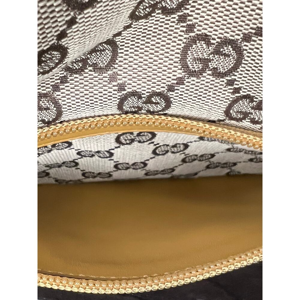 Vintage Gucci GG Canvas Sherry Line Tote Bag Yellow 019-0402 Tom Ford Era - Picture 15 of 16